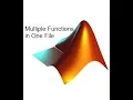 08 Multiple Functions in One File