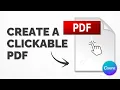 Make a Clickable PDF for Customers Fast Easy Digital Product Download Tutorial