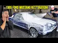 Restoring \u0026 Detailing a 1965 Mustang Classic Car | FULL Transformation