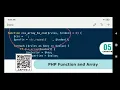 12 TH COMPUTER APPLICATIONS CHAPTER-5 PHP FUNCTIONS AND ARRAY