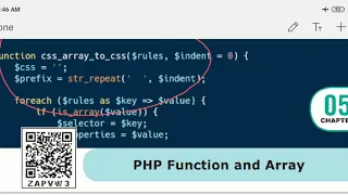12 TH COMPUTER APPLICATIONS CHAPTER-5 PHP FUNCTIONS AND ARRAY