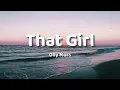 Download Lagu Olly Murs - That Girl (Lyrics) 1 Hour