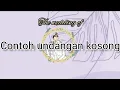 Download Lagu undangan pernikahan kosong #undangankosong #undanganpernikahan #contohundangan