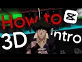 How to make 3D INTRO in CapCut Tutorial