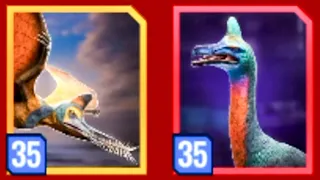NEW ERLIDRACO + GUIDRACO MAX LEVEL 35 (JURASSIC WORLD ALIVE)