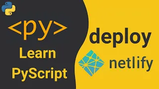 PyScript Tutorial - Learn deploy PyScript App on Netlify Github Pages