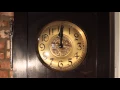Antique Art Deco Longcase Grandfather Clock with Chimes