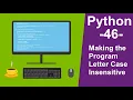 Python Tutorials for beginners - 46