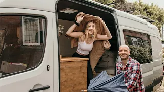 Life in the VAN when it RAINS! Ep 25 | Van Life UK | VAN LIFE DIARIES
