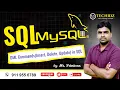DML Commands Insert Delete Update in SQL SQL MySQL Tutorial Title TechidZ by Srinivas