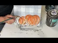 How to Paint an Easy Pumpkin on Canvas