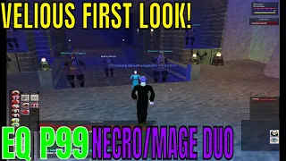 EverQuest Project 1999 First look at Velious Level 60 Necromancer 55 mage Duo P99 EQ green server