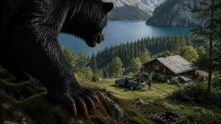 Watch Until The End To See Who Makes It Out Alive After The Grizzly Attack Full Horror Movie