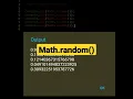 Math random javascript tutorial