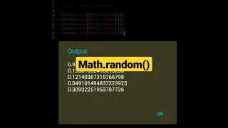 Math random javascript tutorial