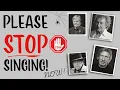 Lagu Ten Old Singers that Should STOP! - (Brutal Audio and Video Clips)