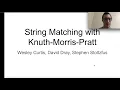 String Matching with Knuth-Morris-Pratt