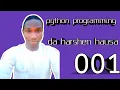 001 python programming a harshen hausa gabatarwa bayani akan ide yanda ake printing a screen