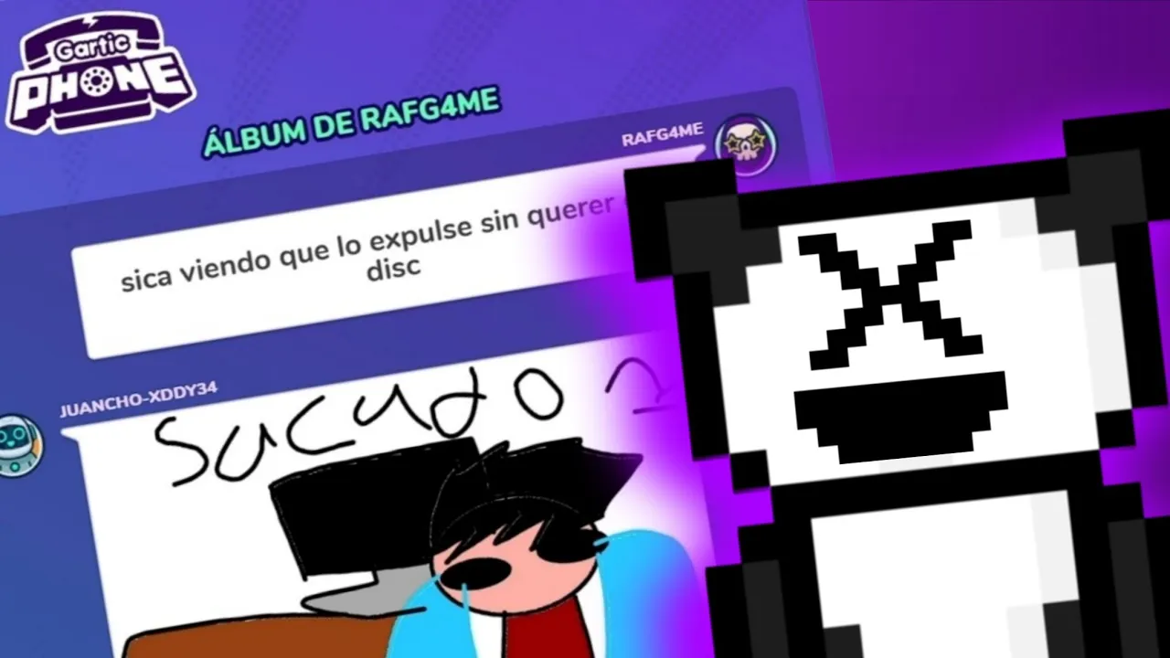 JUGANDO GARTIC PHONE CON LA BANDA