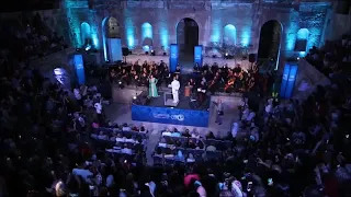 رشا رزق تغني أغنية القناص في الحفل المغربي صوتها روعة ما شاء الله 