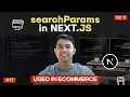 Next js SearchParams Tutorial - How to Use URL Query Strings in Next js