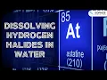 Dissolving Hydrogen Halides in Water
