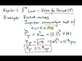 AST111 Online ASU - Tutorial Kepler s 3rd Law Orbital Period