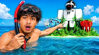 I Found a SECRET YouTuber Island in Steal a Brainrot!