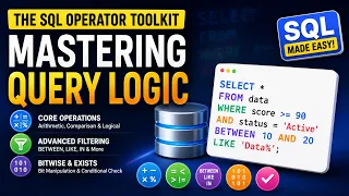 SQL Part 3 Operators Arithmetic Comparison Logical Special Operators SQL Tutorial for Beginners