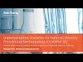 Implementation Guidance for NSPM-33 Researcher Disclosure Requirements