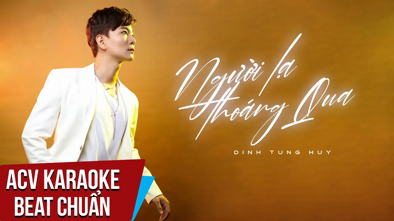 Karaoke | Người Lạ Thoáng Qua - Đinh Tùng Huy | Beat Chuẩn