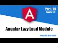 Lazy loading angular Lazy load Module in Angular Angular Tutorial Angular Lazy Loading