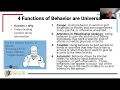 Challenging Behavior Functions of Behavior