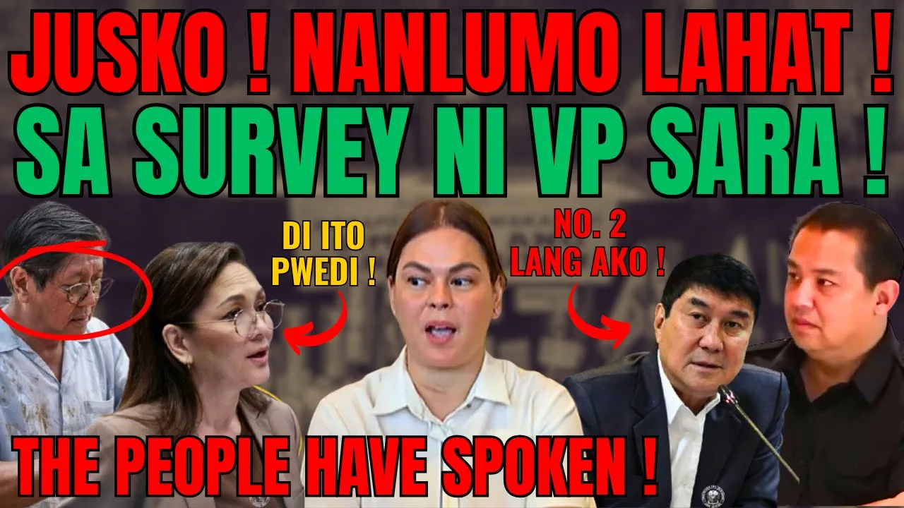 Outline Video NANLUMO ANG LAHAT BBM HONTIVEROS TULFO TAMBA! SA SURVEY RATINGS NI VP SARA! FINISH NA!