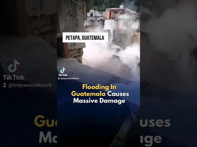 ⁣Extensive flooding in Petapa, #Guatemala destroys homes and neighborhoods #news #breaking