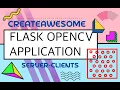 How to deploy Python processing web application using Flask