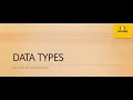 Data types of rust programming
