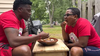 Satisfying My Husband’s Cravings With A Local Ghanaian 🇬🇭 Dish Very Easy & Tasty Outdoor Cooking