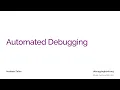 Automated Debugging Course - Lecture