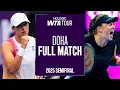 Ostapenko Makes It a Perfect 5-0 Against Swiatek in the 2025 Doha Semifinal WTA Full Match
