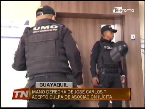 Mano derecha de José Carlos T. aceptó culpa de asociación ilícita