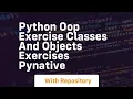 Python OOP Exercise Classes and Objects Exercises PYnative
