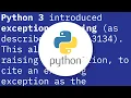 Re-raise exception with a different type and message preserving existing information