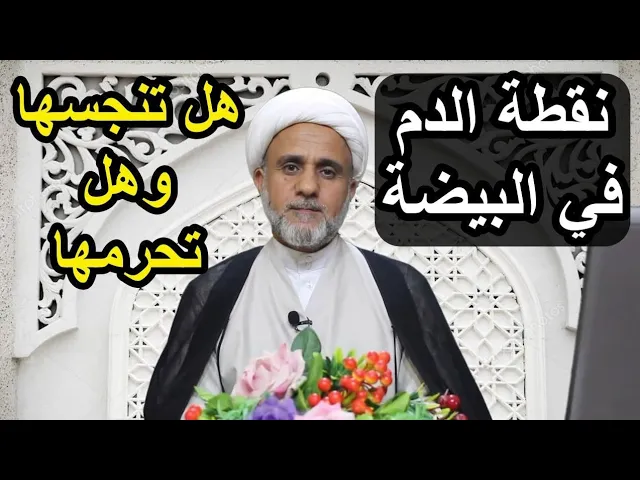 ⁣نقطة الدم في بيض الدجاج هل تنجس البيضة وتحرمها وكيف الحل
