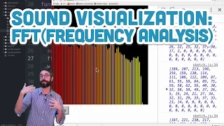 17 11 Sound Visualization Frequency Analysis with FFT - p5 js Sound Tutorial