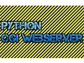 Server Side Script Setup - CGI Webserver with Python