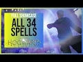 Hogwarts Legacy All 34 Spells Showcase Gameplay for every Magic Spell and Curse