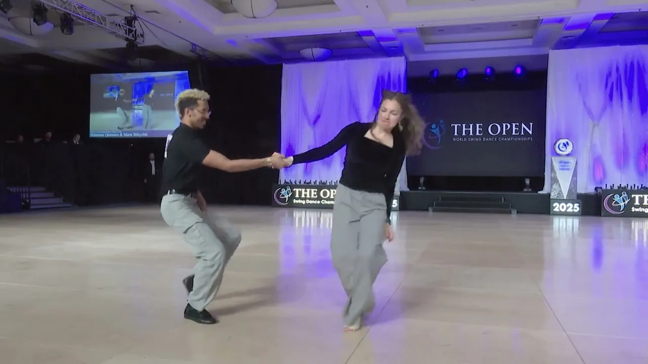 Sebastian Quinones and Maria Bileychik - 5th Place Strictly Swing - Open - The Open 2025