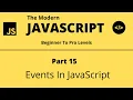 The Modern JavaScript Tutorial Part 15 Events In JavaScript Tech Quick Learner