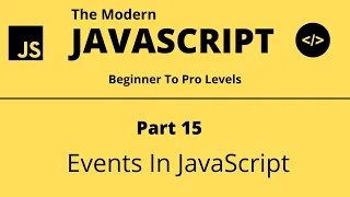 The Modern JavaScript Tutorial Part 15 Events In JavaScript Tech Quick Learner